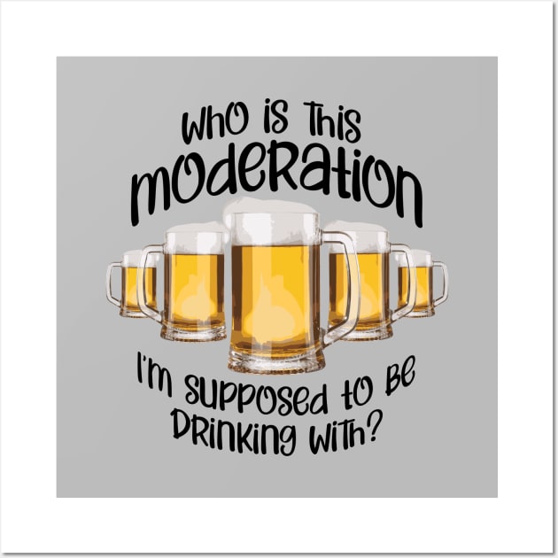 Moderation Wall Art by eBrushDesign